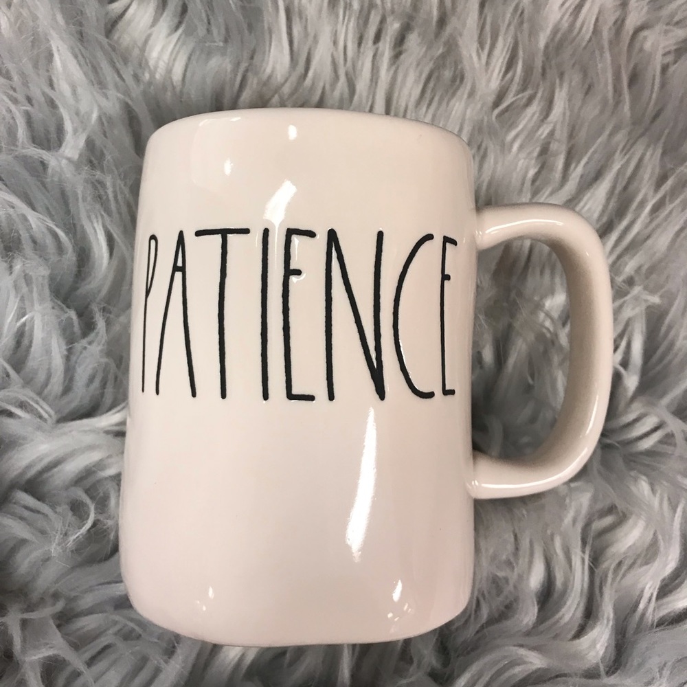 RAE DUNN PATIENCE MUG